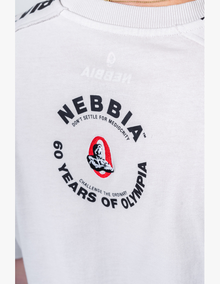 NEBBIA • NEBBIA Washed oversized tričko GOLDEN AGE šedé • Nebshop.cz