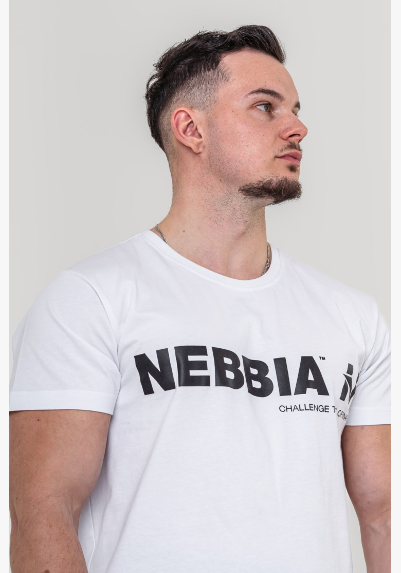 NEBBIA • NEBBIA GYM ESSENTIALS tričko biele • Nebshop.sk NEBBIA • NEBBIA GYM ESSENTIALS tričko biele • Nebshop.sk