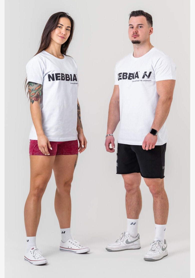 NEBBIA • NEBBIA GYM ESSENTIALS tričko biele • Nebshop.sk NEBBIA • NEBBIA GYM ESSENTIALS tričko biele • Nebshop.sk
