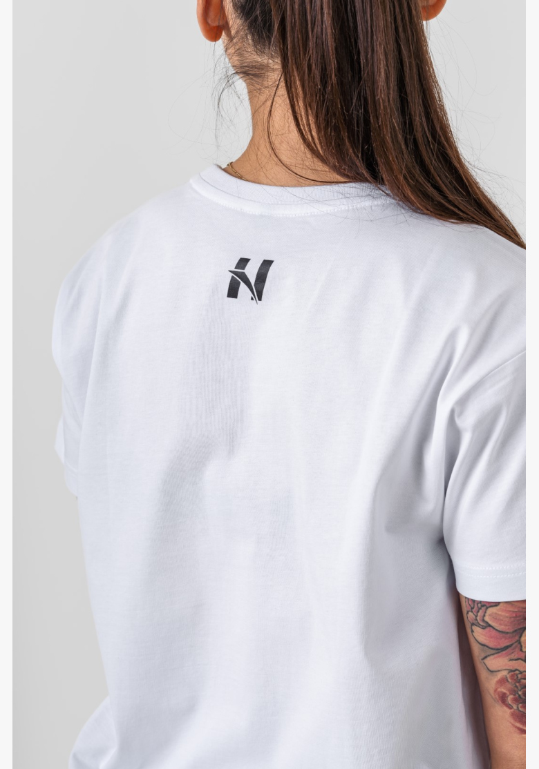 NEBBIA • NEBBIA GYM ESSENTIALS maglietta bianca • Nebshop.it NEBBIA • NEBBIA GYM ESSENTIALS maglietta bianca • Nebshop.it