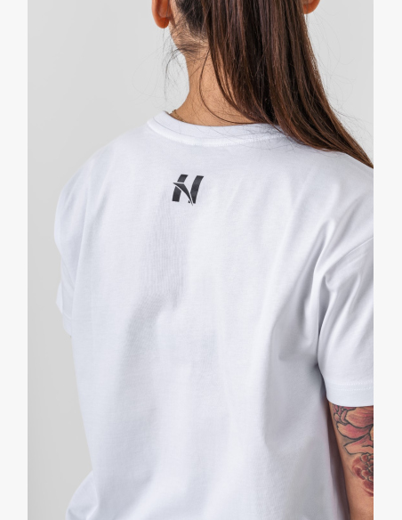 NEBBIA • NEBBIA GYM ESSENTIALS maglietta bianca • Nebshop.it