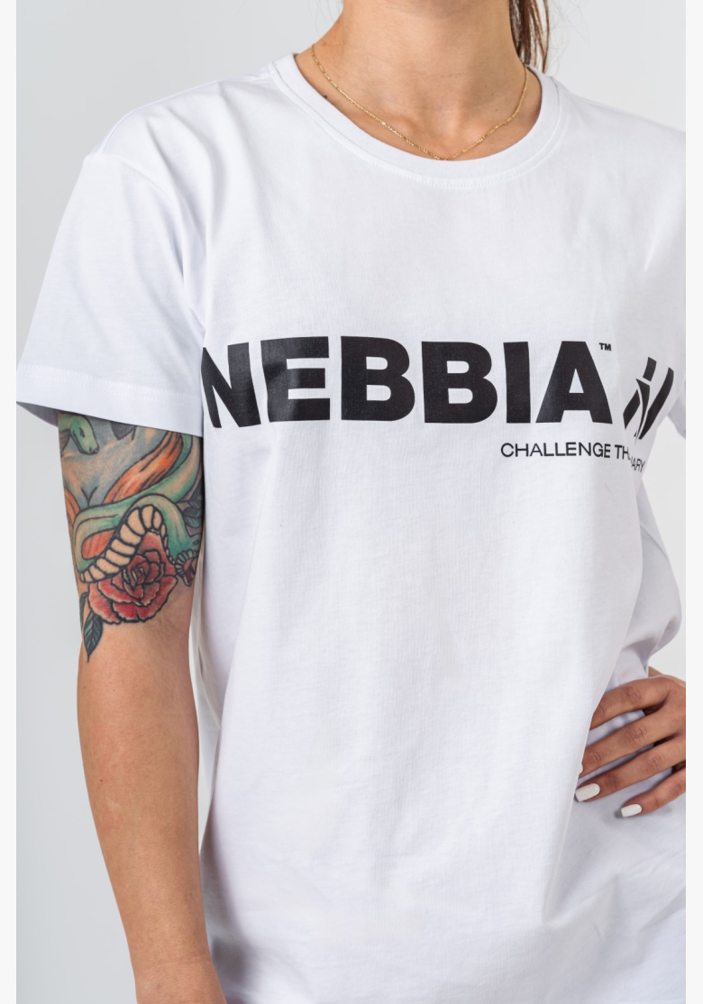 NEBBIA • NEBBIA GYM ESSENTIALS tričko biele • Nebshop.sk NEBBIA • NEBBIA GYM ESSENTIALS tričko biele • Nebshop.sk