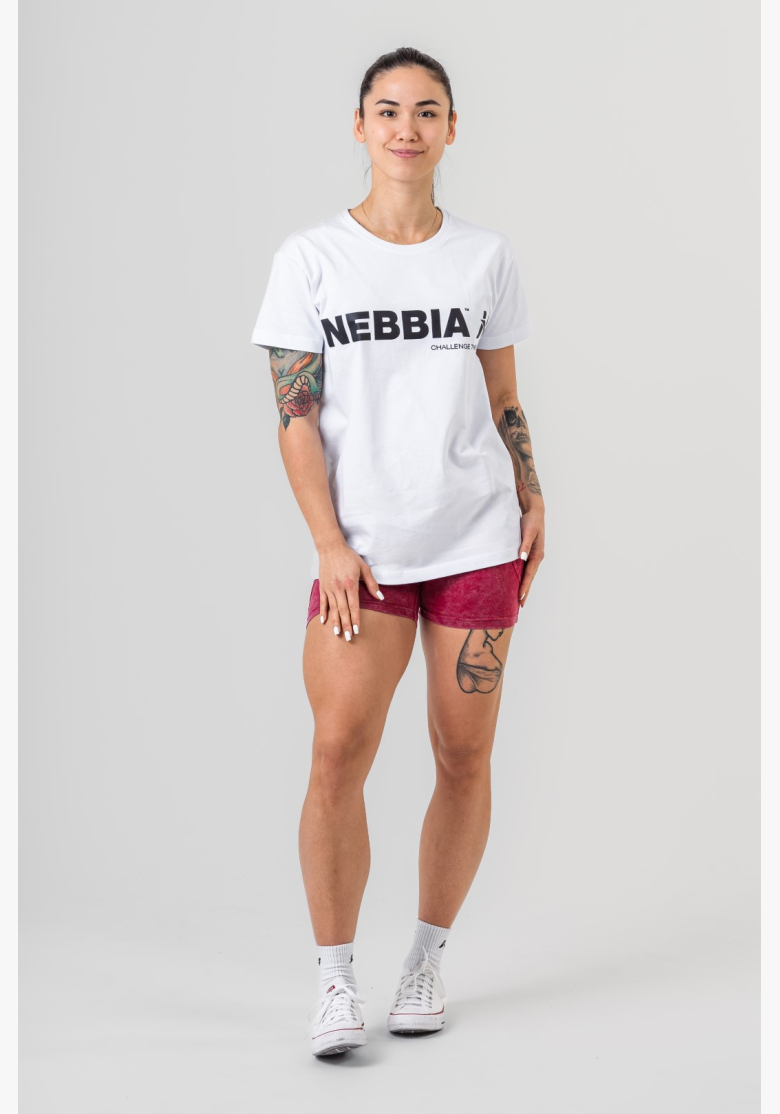 NEBBIA • NEBBIA GYM ESSENTIALS tričko biele • Nebshop.sk NEBBIA • NEBBIA GYM ESSENTIALS tričko biele • Nebshop.sk