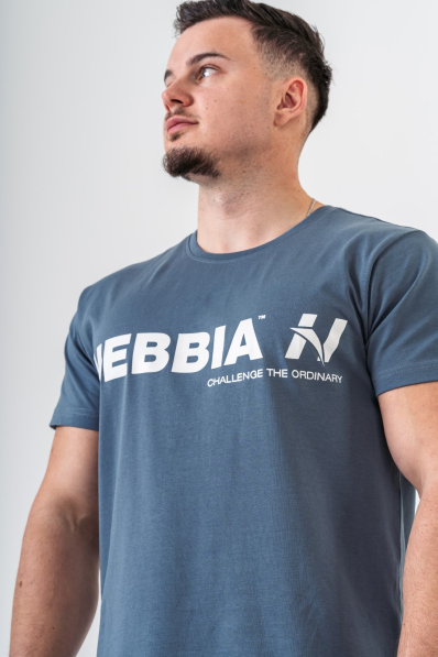 NEBBIA • NEBBIA GYM ESSENTIALS tričko sivé • Nebshop.sk 2