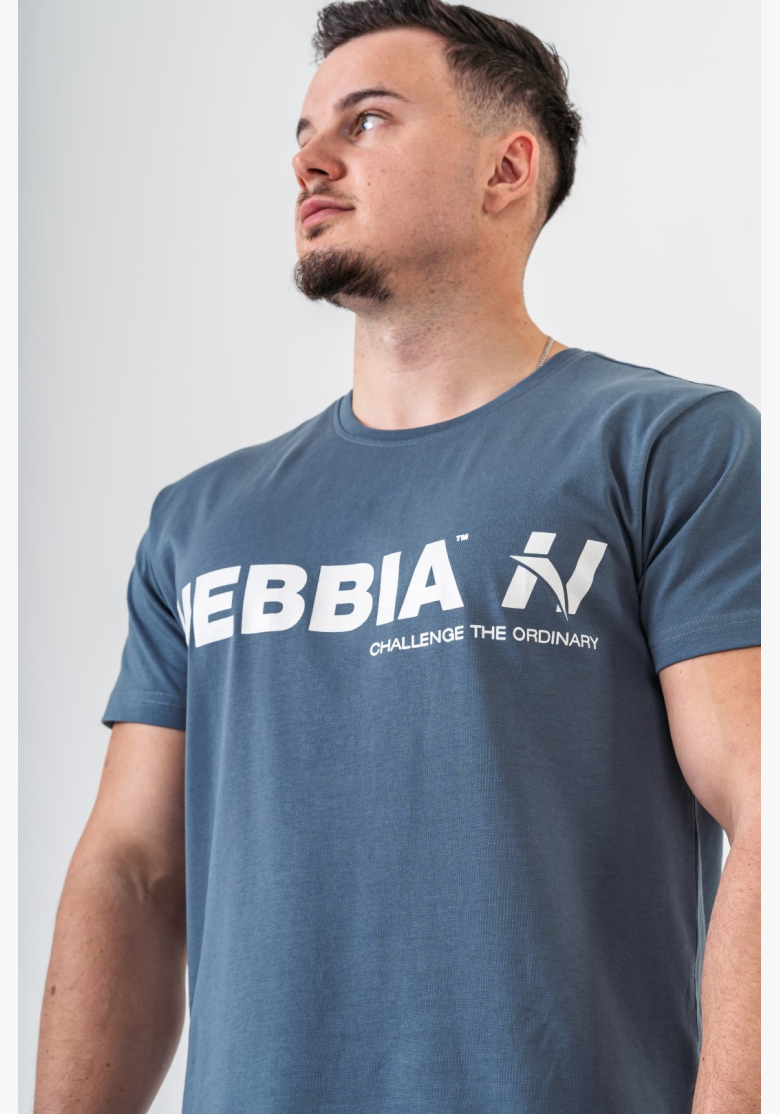 NEBBIA • NEBBIA GYM ESSENTIALS tričko sivé • Nebshop.sk NEBBIA • NEBBIA GYM ESSENTIALS tričko sivé • Nebshop.sk
