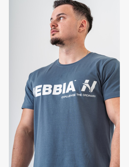 NEBBIA • NEBBIA GYM ESSENTIALS tričko sivé • Nebshop.sk