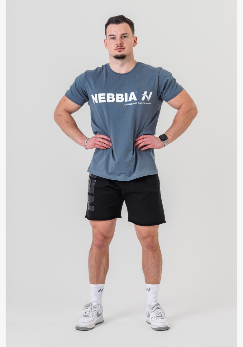 NEBBIA • NEBBIA GYM ESSENTIALS tričko sivé • Nebshop.sk NEBBIA • NEBBIA GYM ESSENTIALS tričko sivé • Nebshop.sk