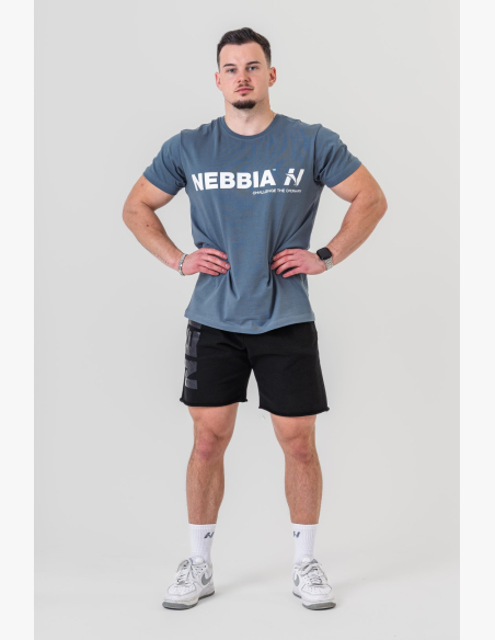 NEBBIA • NEBBIA GYM ESSENTIALS tričko sivé • Nebshop.sk