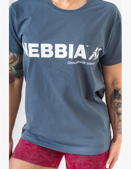 NEBBIA • NEBBIA GYM ESSENTIALS tričko sivé • Nebshop.sk