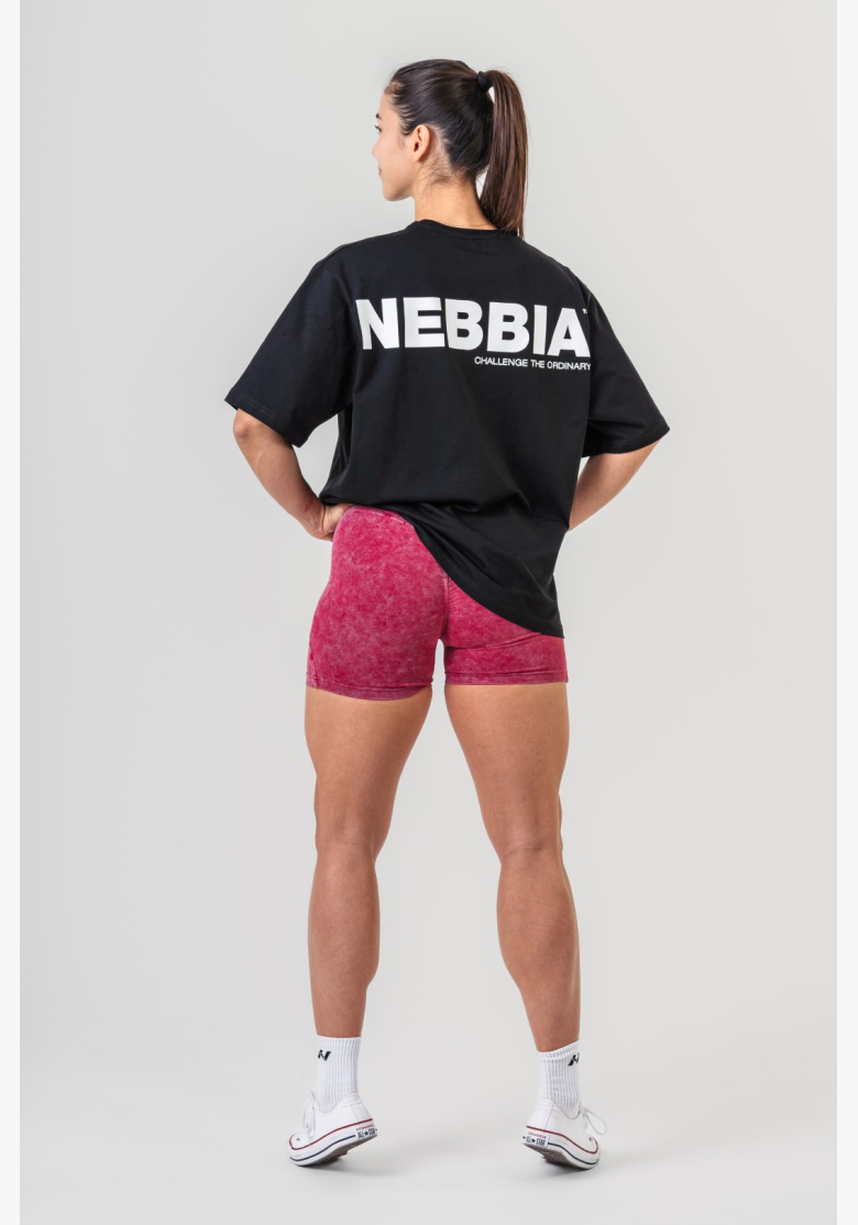 NEBBIA • NEBBIA GYM ESSENTIALS Oversized tričko čierne • Nebshop.sk NEBBIA • NEBBIA GYM ESSENTIALS Oversized tričko čierne • Nebshop.sk