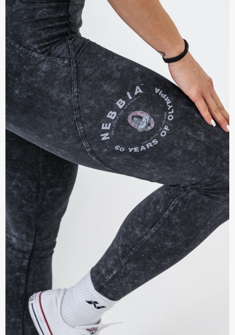 NEBBIA • NEBBIA Washed fitness legíny s vysokým pasem GYM WARRIOR • Nebshop.cz NEBBIA • NEBBIA Washed fitness legíny s vysokým pasem GYM WARRIOR • Nebshop.cz
