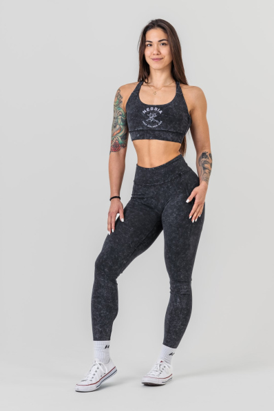 NEBBIA • NEBBIA Washed sportovní podprsenka se střední podporou GOLDEN AGE • Nebshop.cz