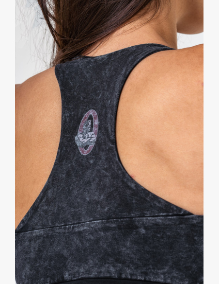 NEBBIA • NEBBIA Reggiseno sportivo lavato con supporto medio GOLDEN AGE • Nebshop.it
