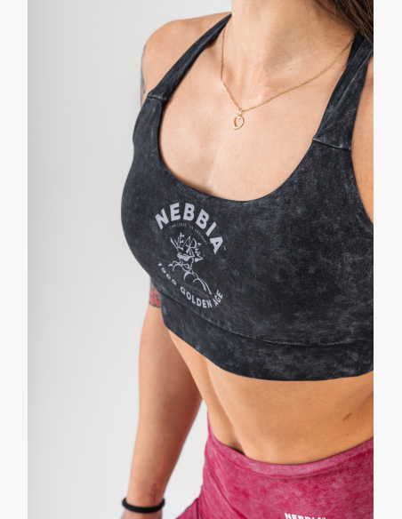 NEBBIA • NEBBIA Umývaná športová podprsenka so strednou podporou GOLDEN AGE • Nebshop.sk