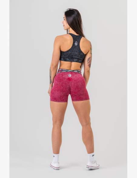NEBBIA • NEBBIA Washed high-waisted leg shorts HERITAGE • Nebshop.cz