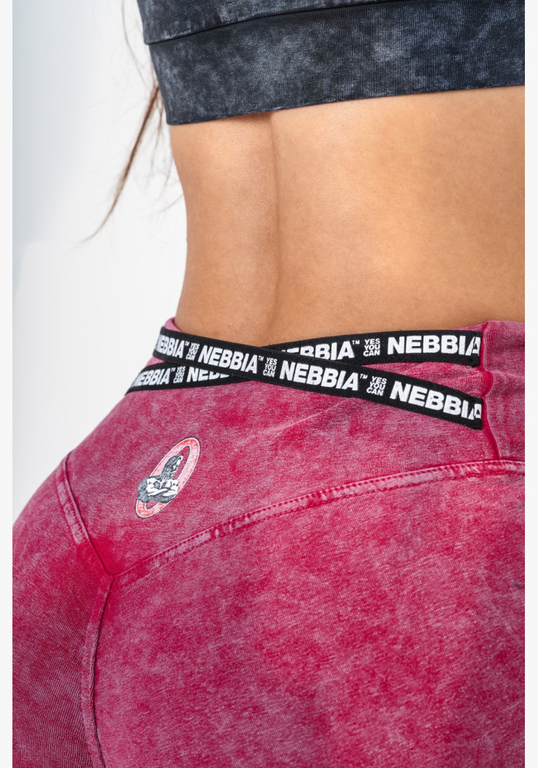 NEBBIA • NEBBIA Umývané legínové šortky s vysokým pásom HERITAGE • Nebshop.sk NEBBIA • NEBBIA Umývané legínové šortky s vysokým pásom HERITAGE • Nebshop.sk