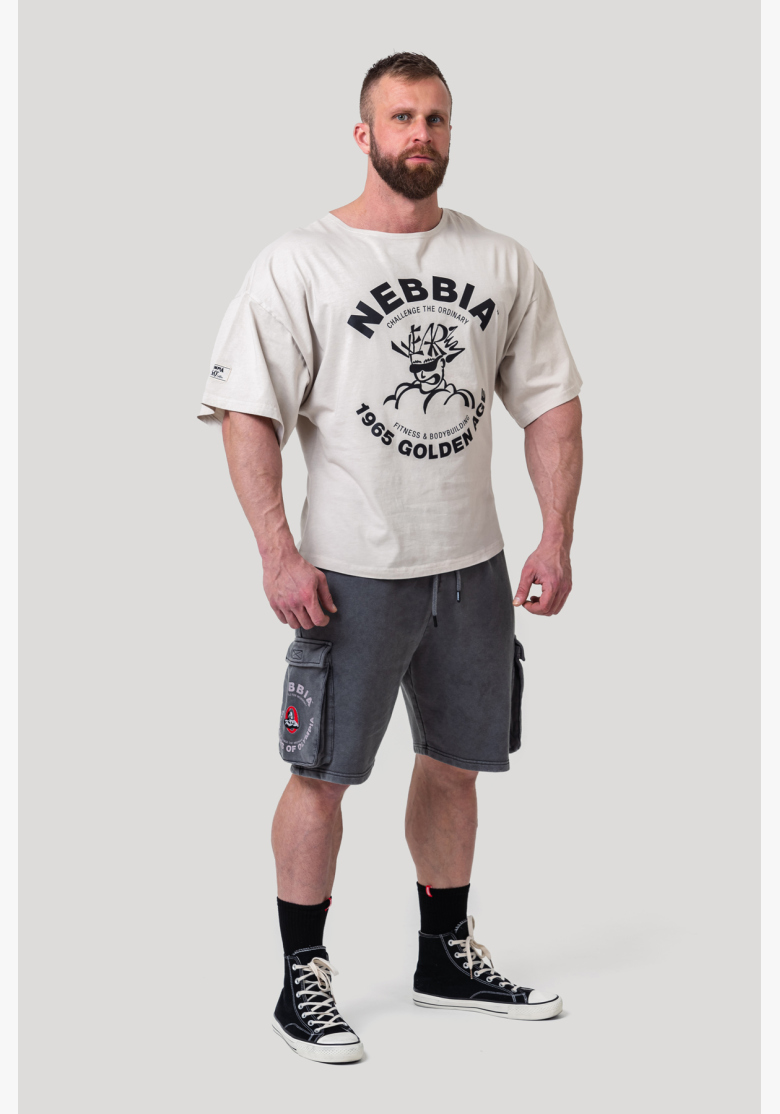 NEBBIA • NEBBIA Washed cotton rag top GOLDEN AGE grey • Nebshop.cz NEBBIA • NEBBIA Washed cotton rag top GOLDEN AGE grey • Nebshop.cz