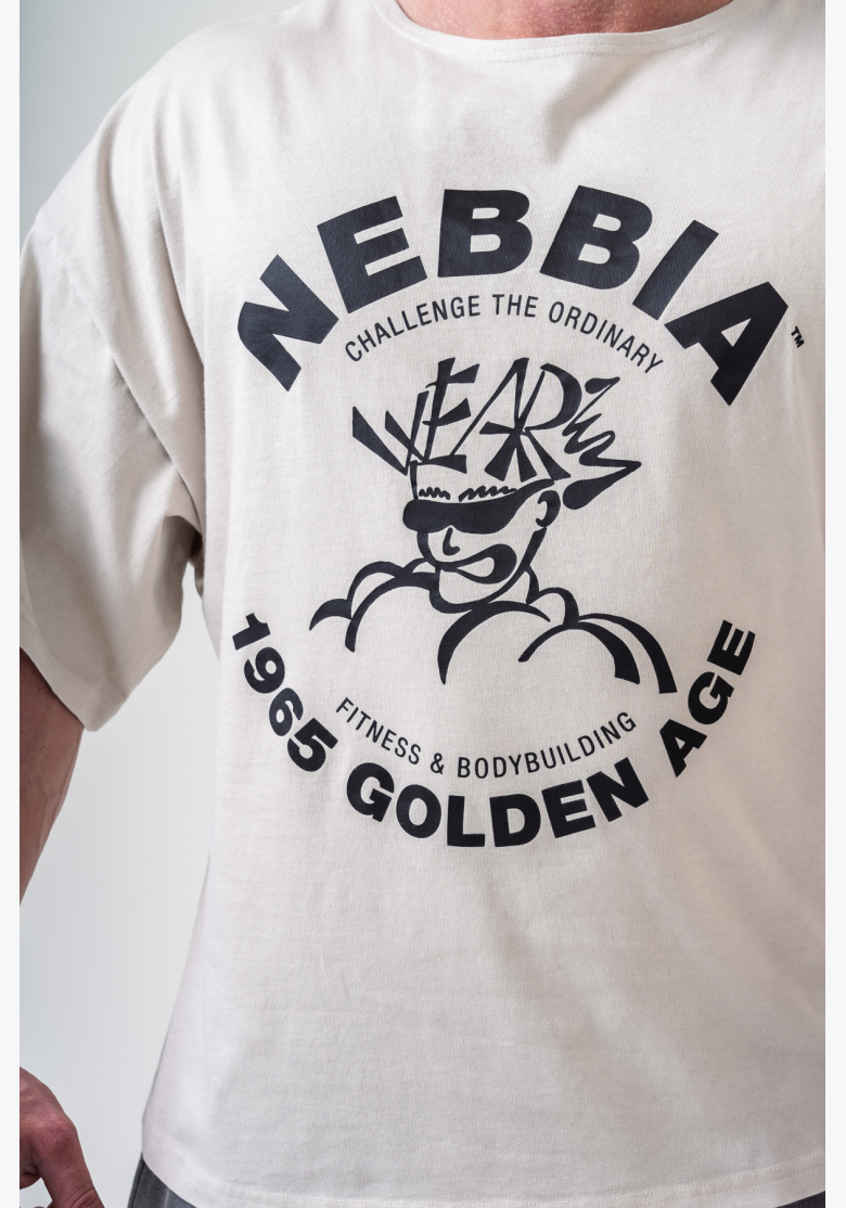 NEBBIA • NEBBIA Washed bavlnený rag top GOLDEN AGE šedé • Nebshop.cz NEBBIA • NEBBIA Washed bavlnený rag top GOLDEN AGE šedé • Nebshop.cz
