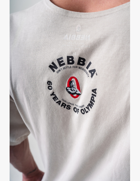 NEBBIA • NEBBIA Washed cotton rag top GOLDEN AGE grigio • Nebshop.cz