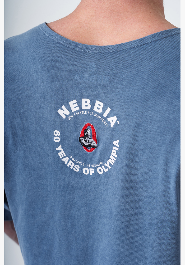 NEBBIA • NEBBIA Washed bavlnený rag top GOLDEN AGE modré • Nebshop.cz NEBBIA • NEBBIA Washed bavlnený rag top GOLDEN AGE modré • Nebshop.cz