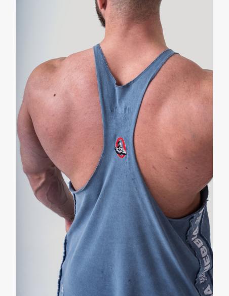NEBBIA • NEBBIA Canotta muscle back lavata GOLDEN AGE blu • Nebshop.cz