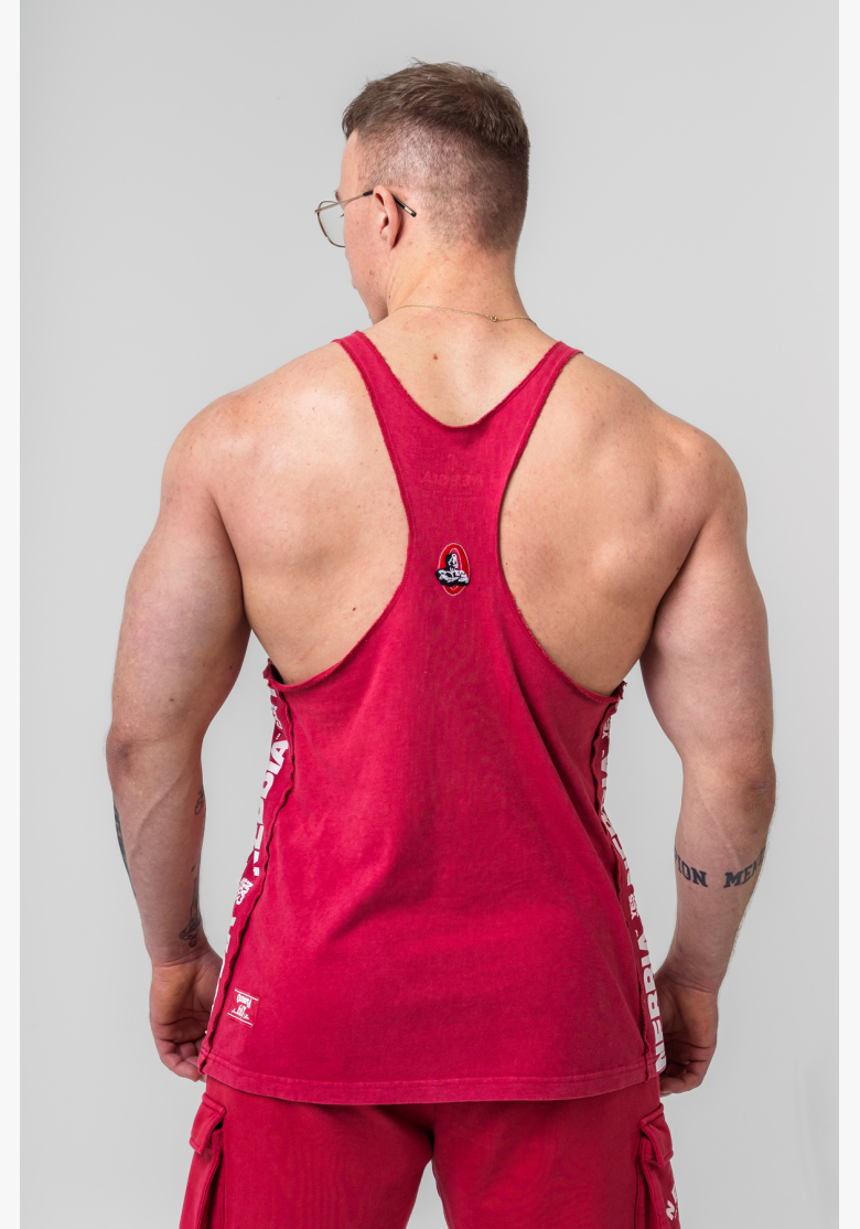 NEBBIA • NEBBIA Washed muscle back stringer GOLDEN AGE šedé • Nebshop.sk NEBBIA • NEBBIA Washed muscle back stringer GOLDEN AGE šedé • Nebshop.sk