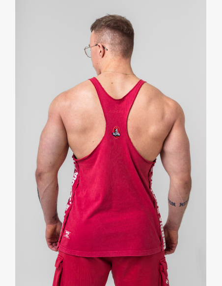 NEBBIA • NEBBIA Washed muscle back stringer GOLDEN AGE šedé • Nebshop.sk