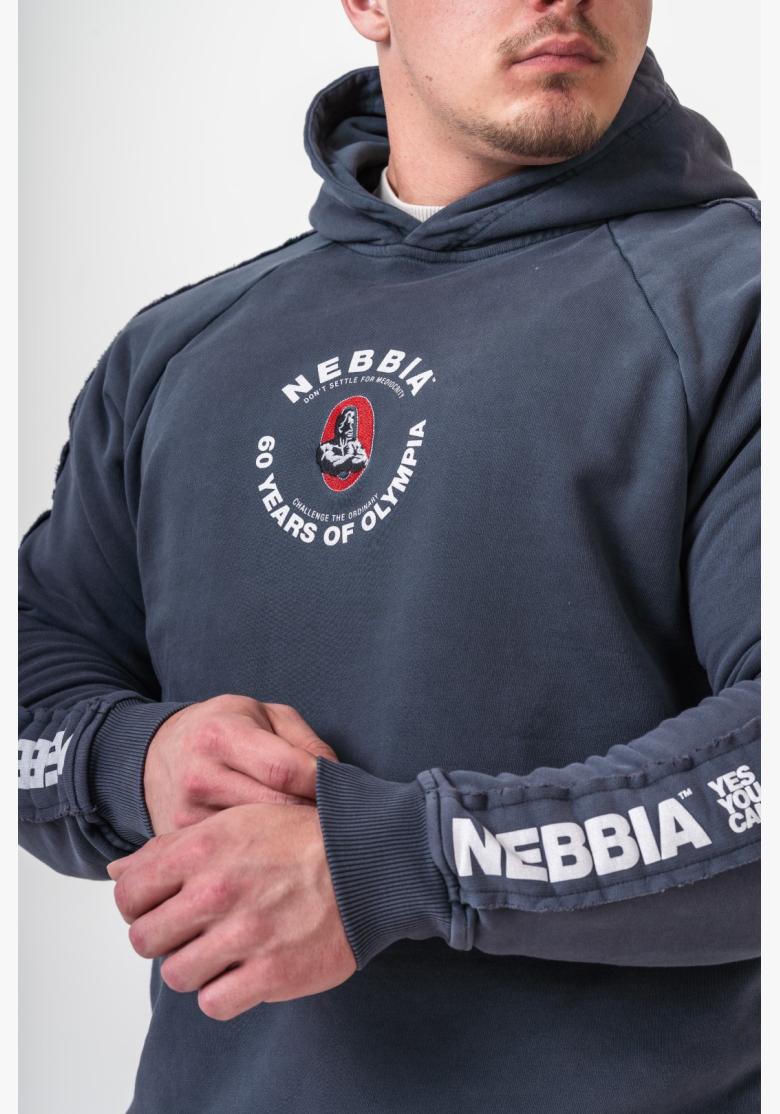 NEBBIA • NEBBIA Washed mikina s kapucí HERITAGE čierna • Nebshop.sk NEBBIA • NEBBIA Washed mikina s kapucí HERITAGE čierna • Nebshop.sk