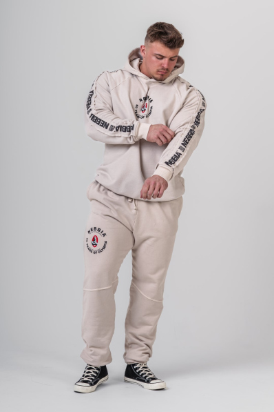 NEBBIA • NEBBIA Washed mikina s kapucí HERITAGE krémová • Nebshop.sk 2