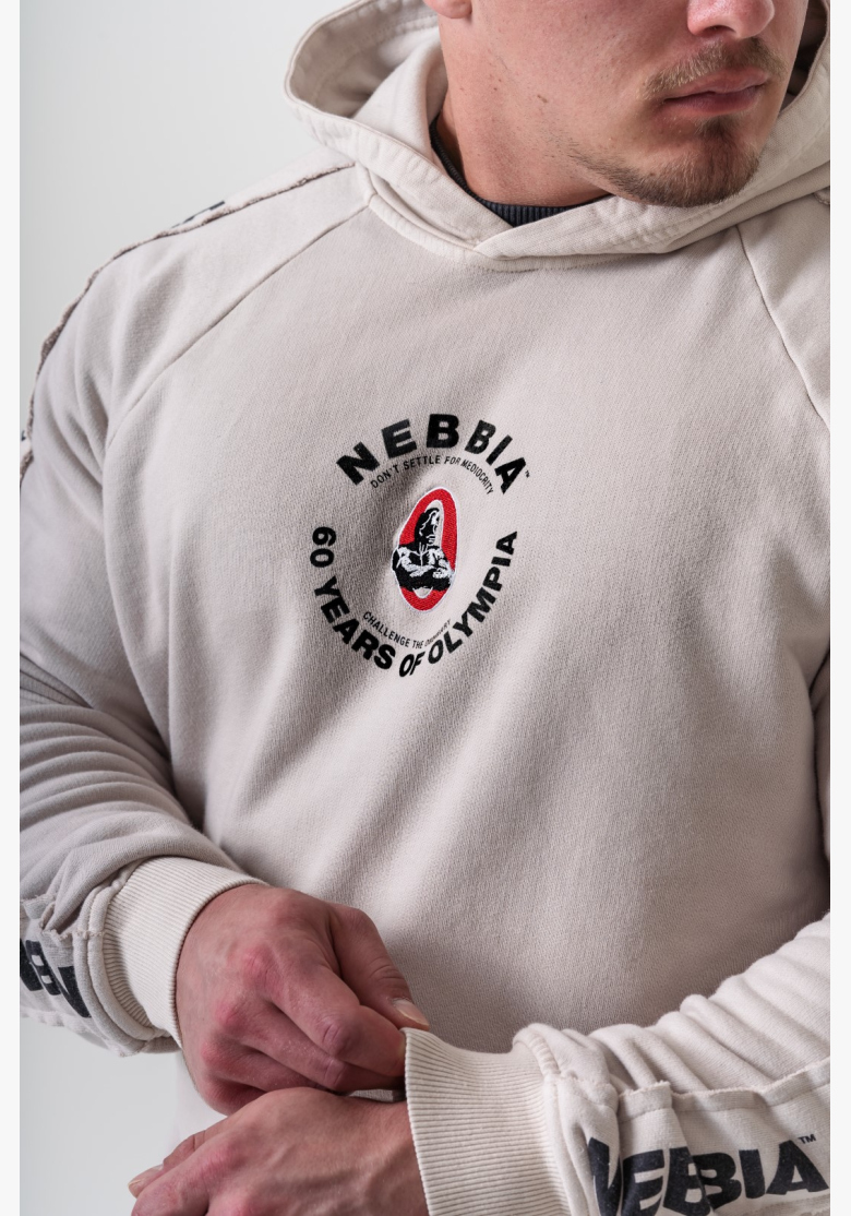 NEBBIA • NEBBIA Washed mikina s kapucí HERITAGE krémová • Nebshop.sk NEBBIA • NEBBIA Washed mikina s kapucí HERITAGE krémová • Nebshop.sk