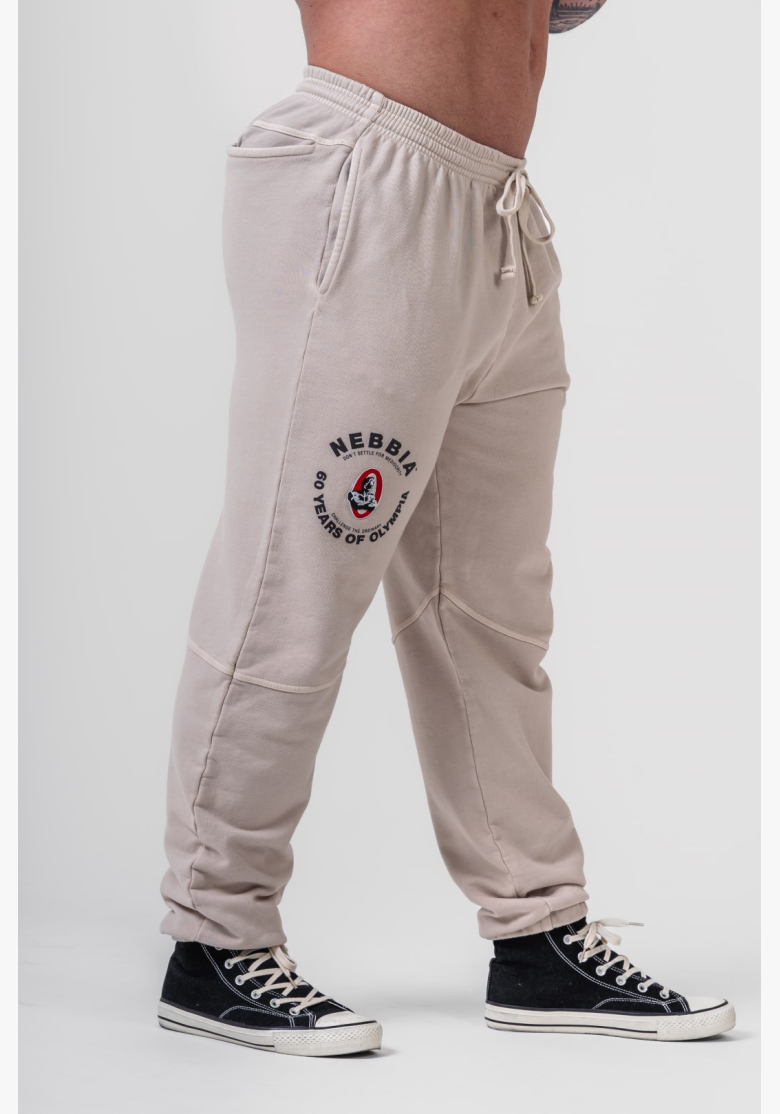 NEBBIA • NEBBIA Washed tepláky s kapsami LEGEND krémové • Nebshop.sk NEBBIA • NEBBIA Washed tepláky s kapsami LEGEND krémové • Nebshop.sk