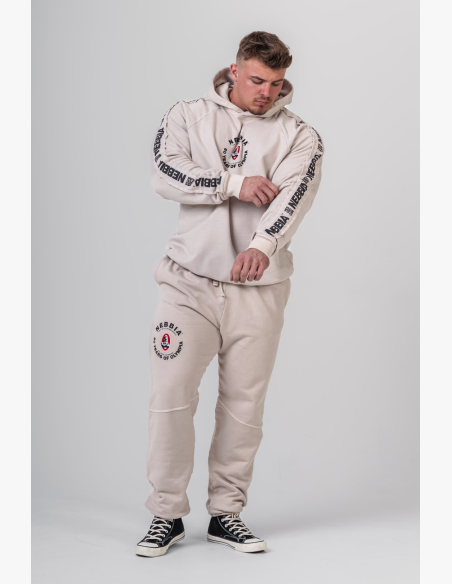 NEBBIA • NEBBIA Pantaloni felpati con tasche LEGEND crema • Nebshop.it