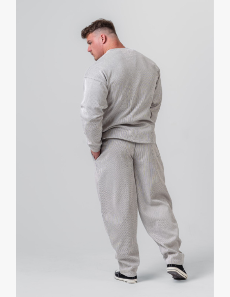 NEBBIA • NEBBIA Oversized tepláky SIGNATURE čierne • Nebshop.sk