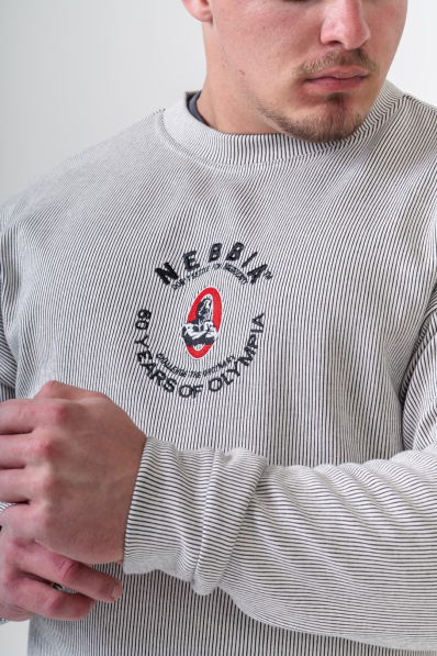 NEBBIA • NEBBIA Oversized mikina bez kapuce SIGNATURE čierna • Nebshop.sk 2