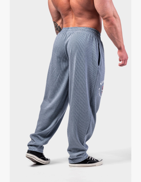 NEBBIA • NEBBIA Oversized tepláky SIGNATURE modré • Nebshop.sk