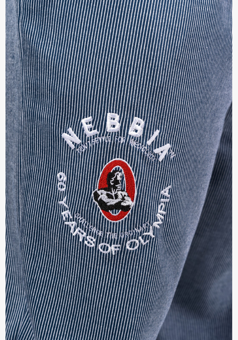 NEBBIA • NEBBIA Oversized tepláky SIGNATURE modré • Nebshop.sk NEBBIA • NEBBIA Oversized tepláky SIGNATURE modré • Nebshop.sk