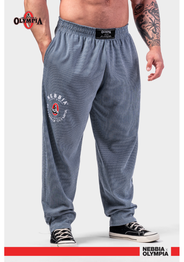 NEBBIA • NEBBIA Oversized tepláky SIGNATURE modré • Nebshop.sk NEBBIA • NEBBIA Oversized tepláky SIGNATURE modré • Nebshop.sk