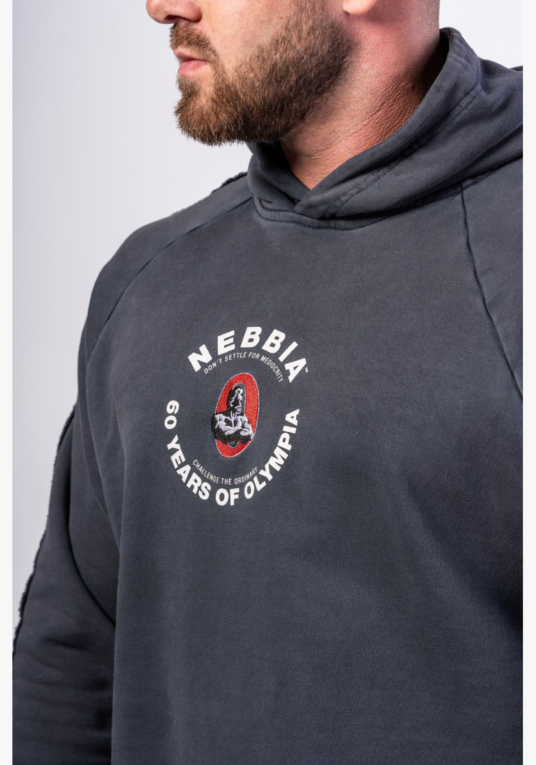 NEBBIA • NEBBIA Washed mikina s kapucí HERITAGE čierna • Nebshop.sk NEBBIA • NEBBIA Washed mikina s kapucí HERITAGE čierna • Nebshop.sk