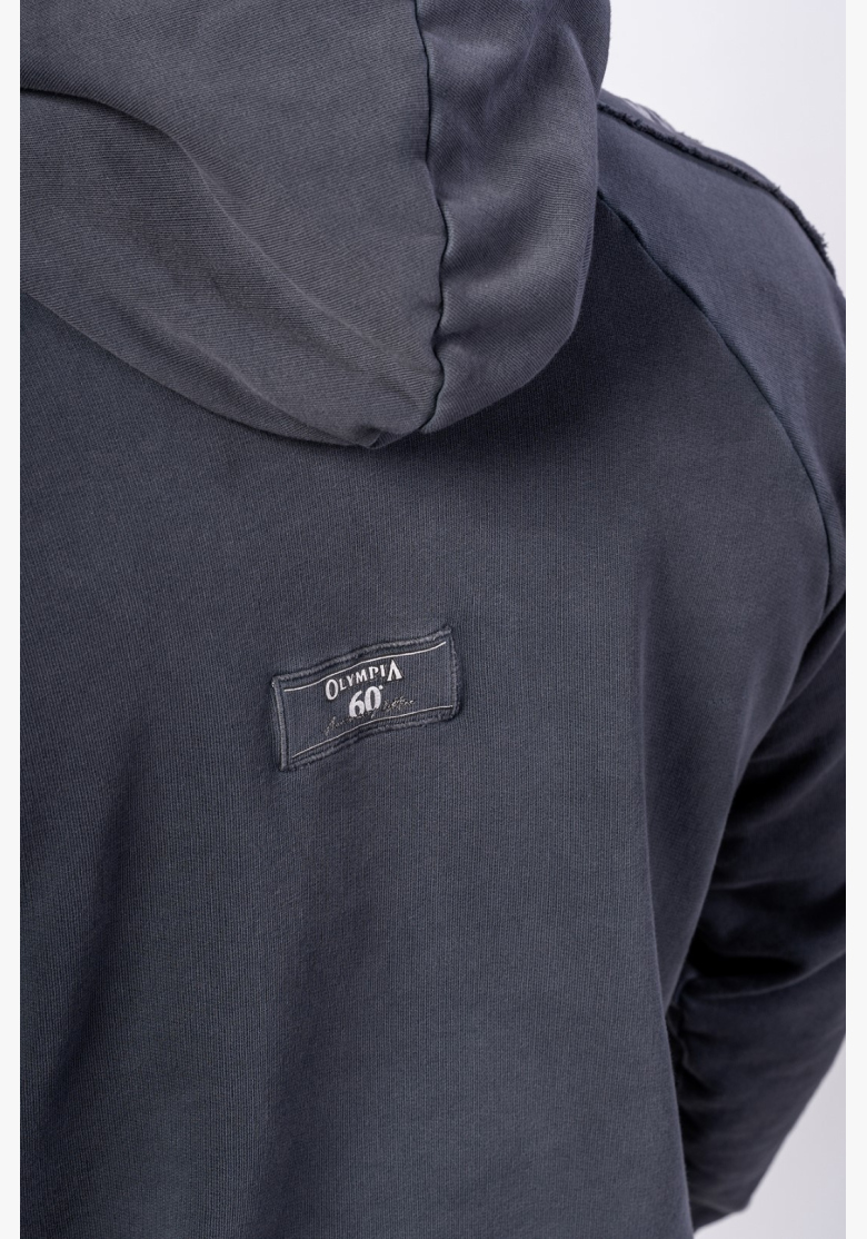 NEBBIA • NEBBIA Washed mikina s kapucí HERITAGE černá • Nebshop.cz NEBBIA • NEBBIA Washed mikina s kapucí HERITAGE černá • Nebshop.cz