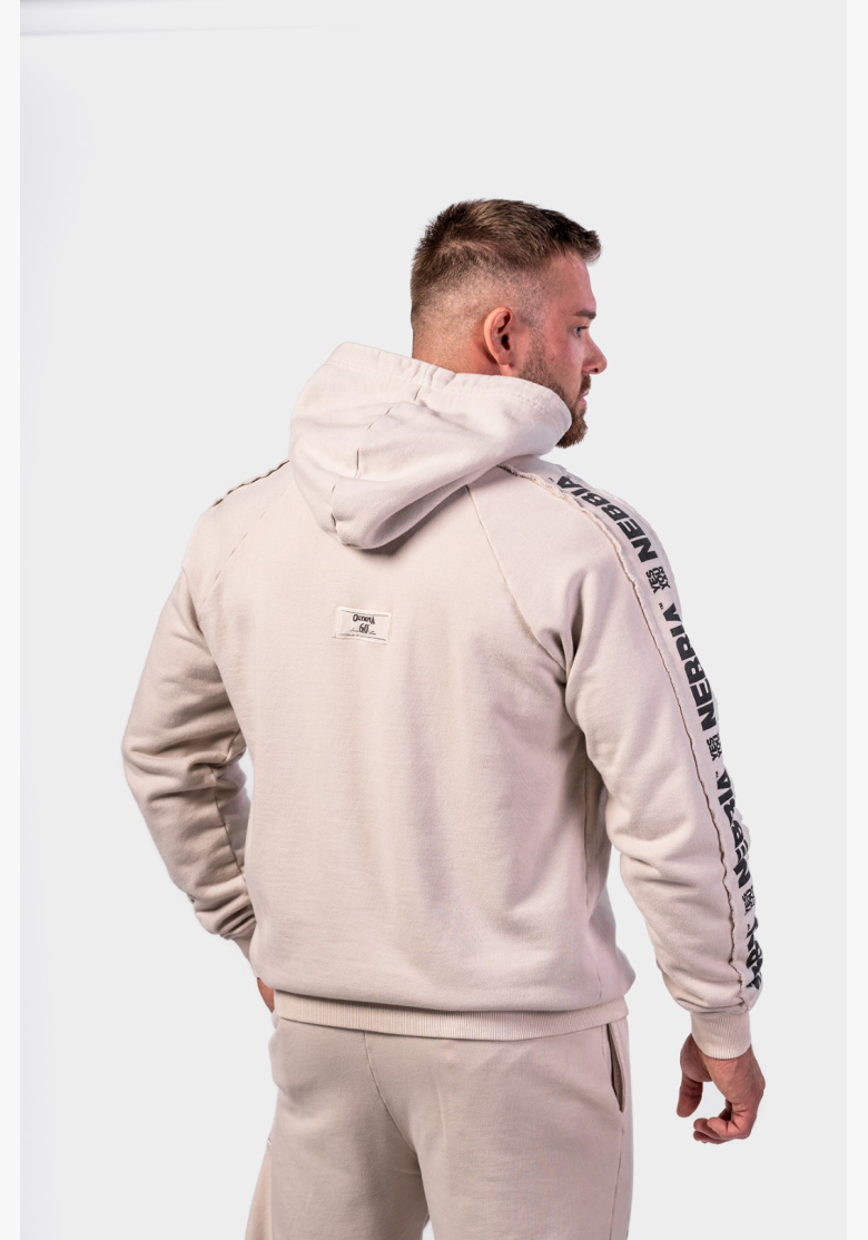 NEBBIA • NEBBIA Mikina con cappuccio HERITAGE crema • Nebshop.it NEBBIA • NEBBIA Mikina con cappuccio HERITAGE crema • Nebshop.it