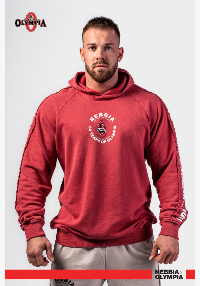 NEBBIA • NEBBIA Felpa con cappuccio HERITAGE rossa • Nebshop.it NEBBIA • NEBBIA Felpa con cappuccio HERITAGE rossa • Nebshop.it