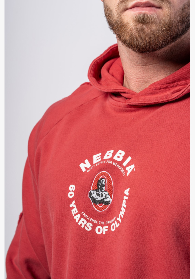 NEBBIA • NEBBIA Washed mikina s kapucí HERITAGE červená • Nebshop.sk NEBBIA • NEBBIA Washed mikina s kapucí HERITAGE červená • Nebshop.sk