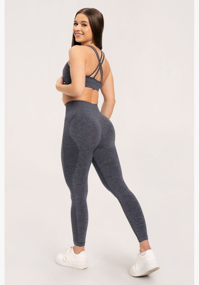 Gym Glamour Bezešvé legíny bez push-up efektu Dark Grey • Nebshop.cz Gym Glamour Bezešvé legíny bez push-up efektu Dark Grey • Nebshop.cz