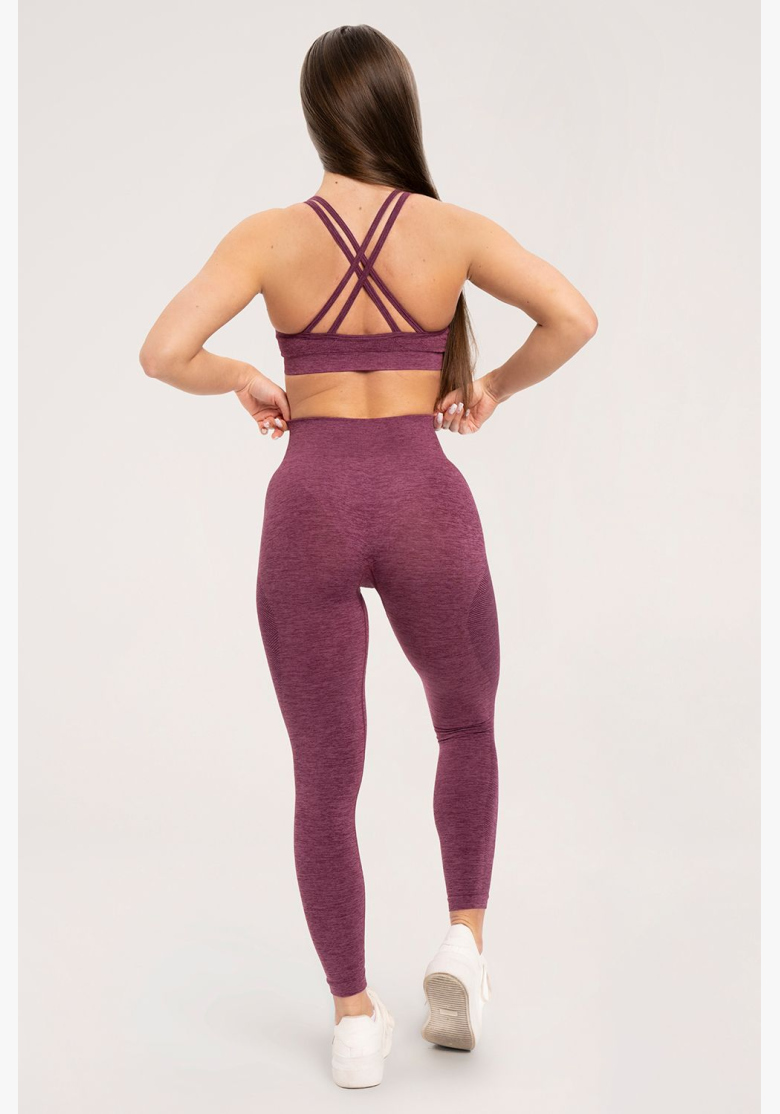 Gym Glamour Leggings senza cuciture senza effetto push-up Cherry • Nebshop.cz Gym Glamour Leggings senza cuciture senza effetto push-up Cherry • Nebshop.cz