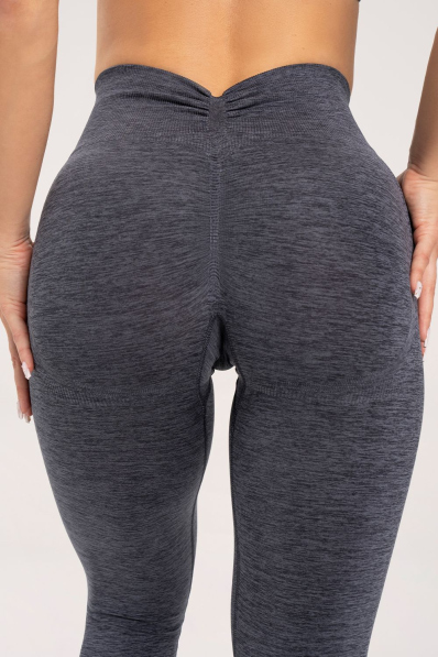 Gym Glamour Legíny seamless deep push up Dark Grey • Nebshop.sk 2