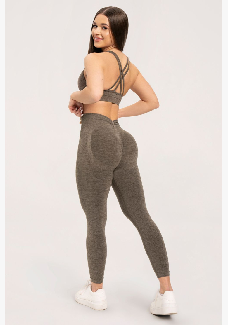 Gym Glamour Legíny seamless deep push up Espresso • Nebshop.cz Gym Glamour Legíny seamless deep push up Espresso • Nebshop.cz