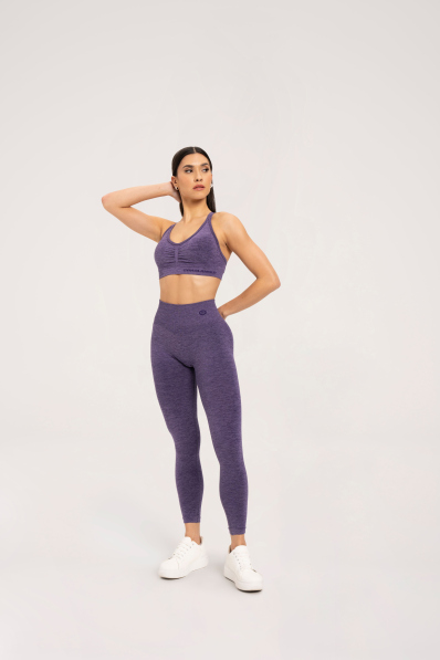 Gym Glamour Legíny seamless push up tmavošvestková • Nebshop.sk 2