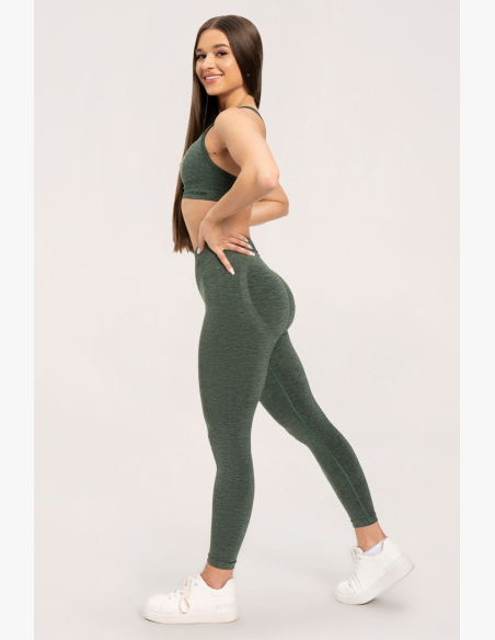 Gym Glamour Legíny seamless deep push up green • Nebshop.cz