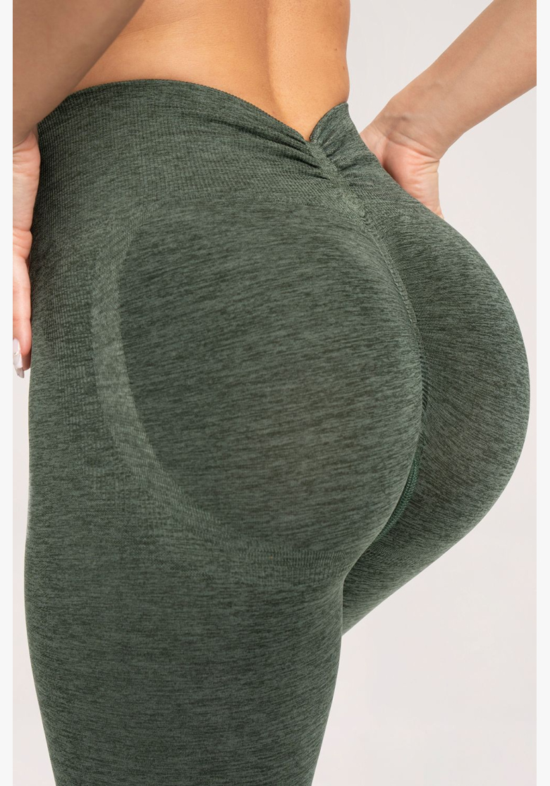 Gym Glamour Leggings seamless deep push up green • Nebshop.cz Gym Glamour Leggings seamless deep push up green • Nebshop.cz