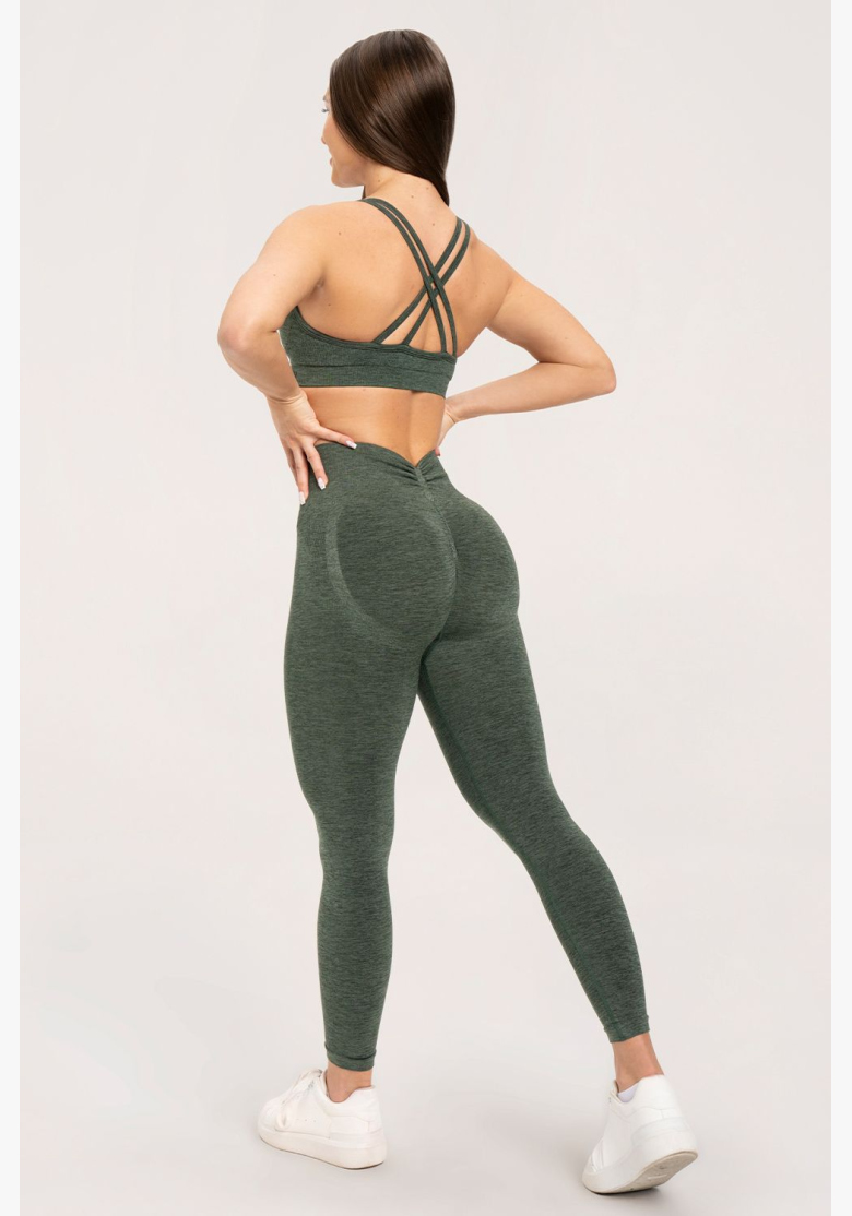 Gym Glamour Leggings seamless deep push up green • Nebshop.cz Gym Glamour Leggings seamless deep push up green • Nebshop.cz